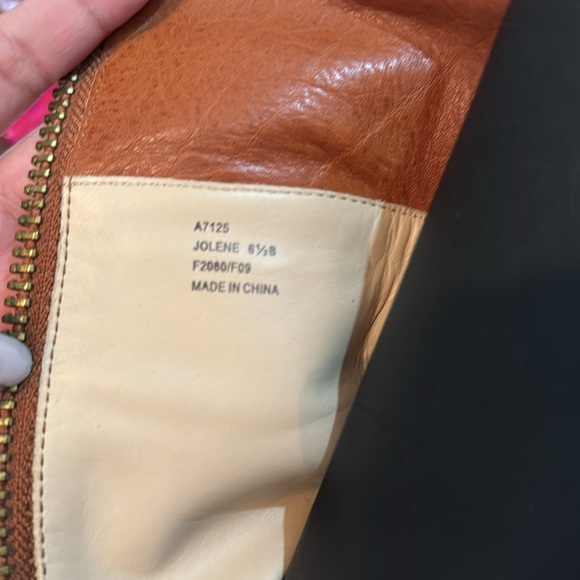 Coach Cognac colored boots. - Picture 6 of 6